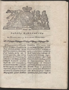 Gazeta Warszawska. R.1781 Nr 89