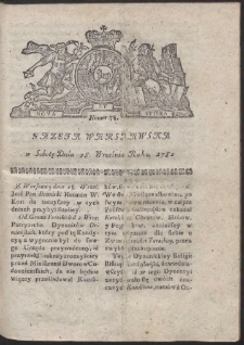 Gazeta Warszawska. R.1782 Nr 78