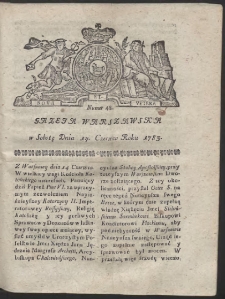 Gazeta Warszawska. R.1783 Nr 48