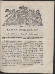 Gazeta Warszawska. R.1783 Nr 78
