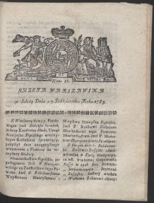 Gazeta Warszawska. R.1783 Nr 86