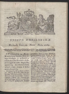 Gazeta Warszawska. R.1784 Nr 24