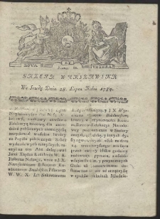 Gazeta Warszawska. R.1784 Nr 60