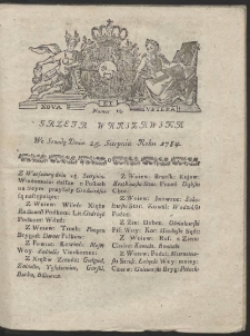 Gazeta Warszawska. R.1784 Nr 68
