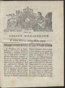 Gazeta Warszawska. R.1785 Nr 55