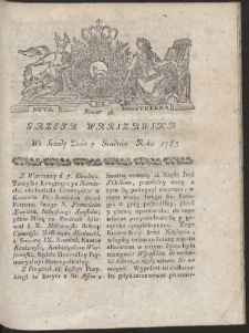 Gazeta Warszawska. R.1785 Nr 98