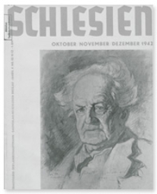 Schlesien: Zeitschrift für den gesamtschlesischen Raum. 4. Jahrgang, Oktober/November/Dezember 1942, Folge 10/11/12