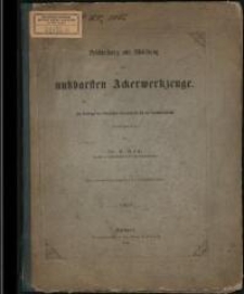 Beschreibung und Abbildung der nutzbarsten Ackerwerkzeuge