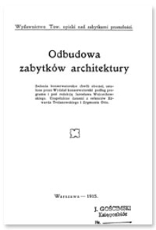 Odbudowa zabytków architektury