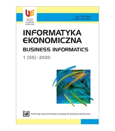 Spis treści [Informatyka Ekonomiczna = Business Informatics, 2020, Nr 1 (55)]