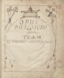 Opus philosophicum