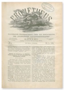 Prometheus : Illustrirte Wochenschrift über die Fortschritte der angewandenten Naturwissenschaften. 1. Jahrgang, 1889, Nr 9