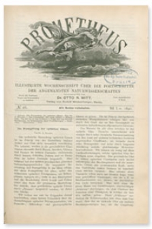 Prometheus : Illustrirte Wochenschrift über die Fortschritte der angewandenten Naturwissenschaften. 1. Jahrgang, 1890, Nr 26