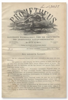 Prometheus : Illustrirte Wochenschrift über die Fortschritte der angewandenten Naturwissenschaften. 2. Jahrgang, 1890, Nr 53