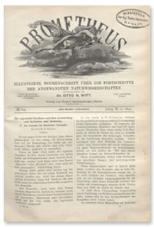 Prometheus : Illustrirte Wochenschrift über die Fortschritte der angewandenten Naturwissenschaften. 2. Jahrgang, 1890, Nr 62