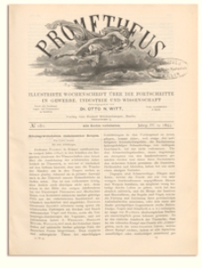 Prometheus : Illustrirte Wochenschrift über die Fortschritte in Gewerbe, Industrie und Wissenschaft. 4. Jahrgang, 1893, Nr 181